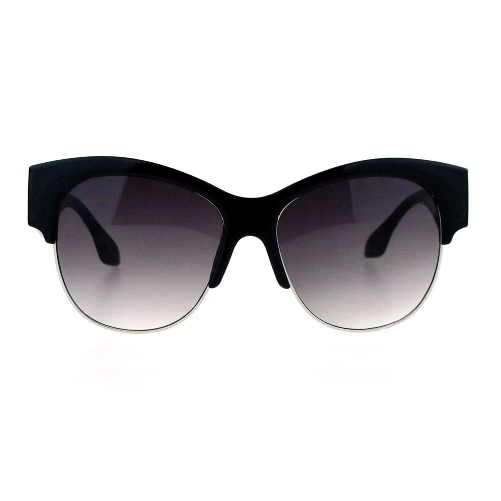 Cat Eye Sunglasses Women Fashion Shades Retro Designer‎ Style Black